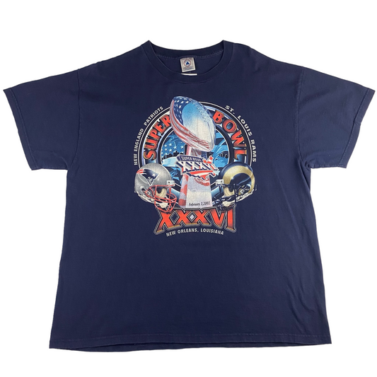 Super Bowl XXXVI Double-Sided Tee